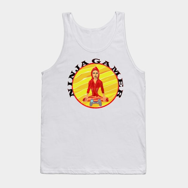 NINJA GAMER Yoga Lovers Gift Tank Top by PlanetMonkey